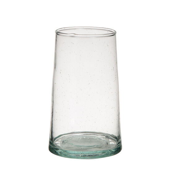 Tall glass tumbler